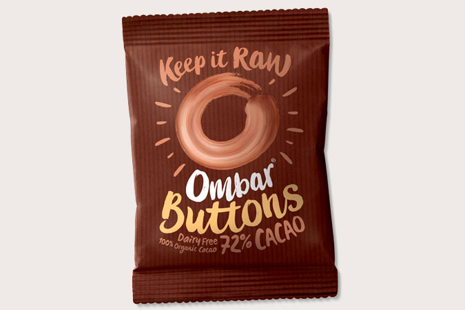 Ombar Buttons - 72% Cacao Vegan Chocolate